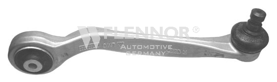 FLENNOR FL573-F: Brat, suspensie roata punte fata, dreapta, deasupra, spate, Aluminiu, cu bucsa de cauciuc