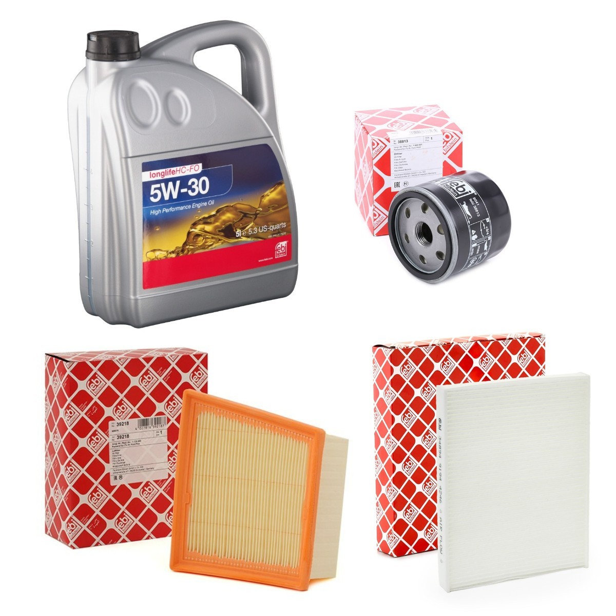 FEBI BILSTEIN FBL100374IPK003: Juego de filtros con aceite de motor Longlife