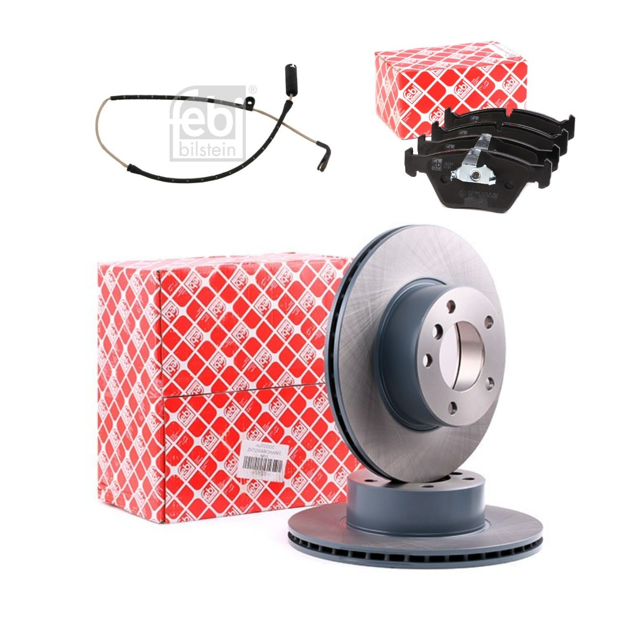 FEBI BILSTEIN FBL3405N0219: Disques et plaquettes de freins Essieu avant, Essieu avant gauche, Essieu avant droit, Ø: 296mm, ventilé de l'intérieur