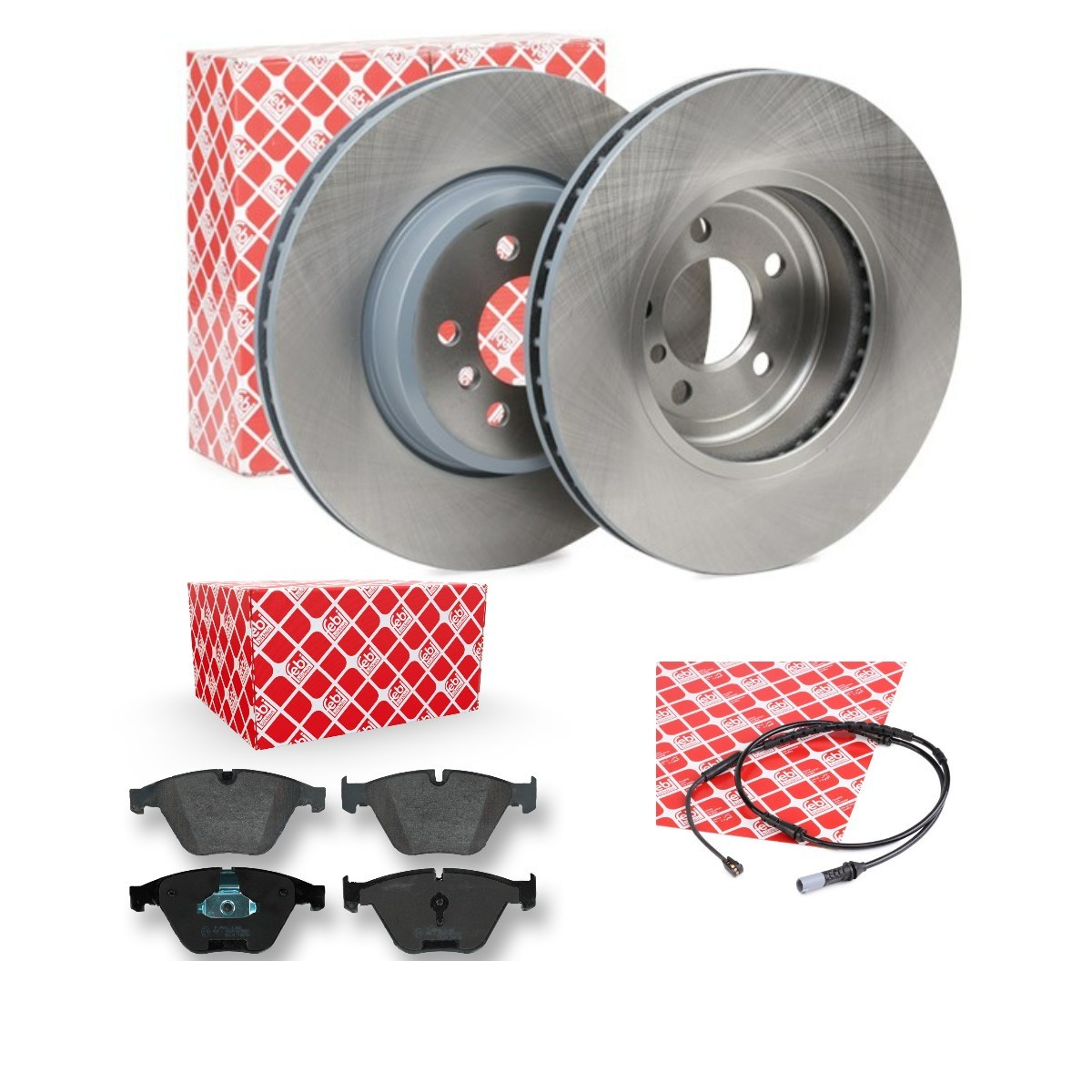 FEBI BILSTEIN FBL3405N0293: Pidurikomplekt, ketaspidur Esisild, esisild vasakul, paigaldatud ainult ühel pool, Ø: 348mm, sisemine õhutus