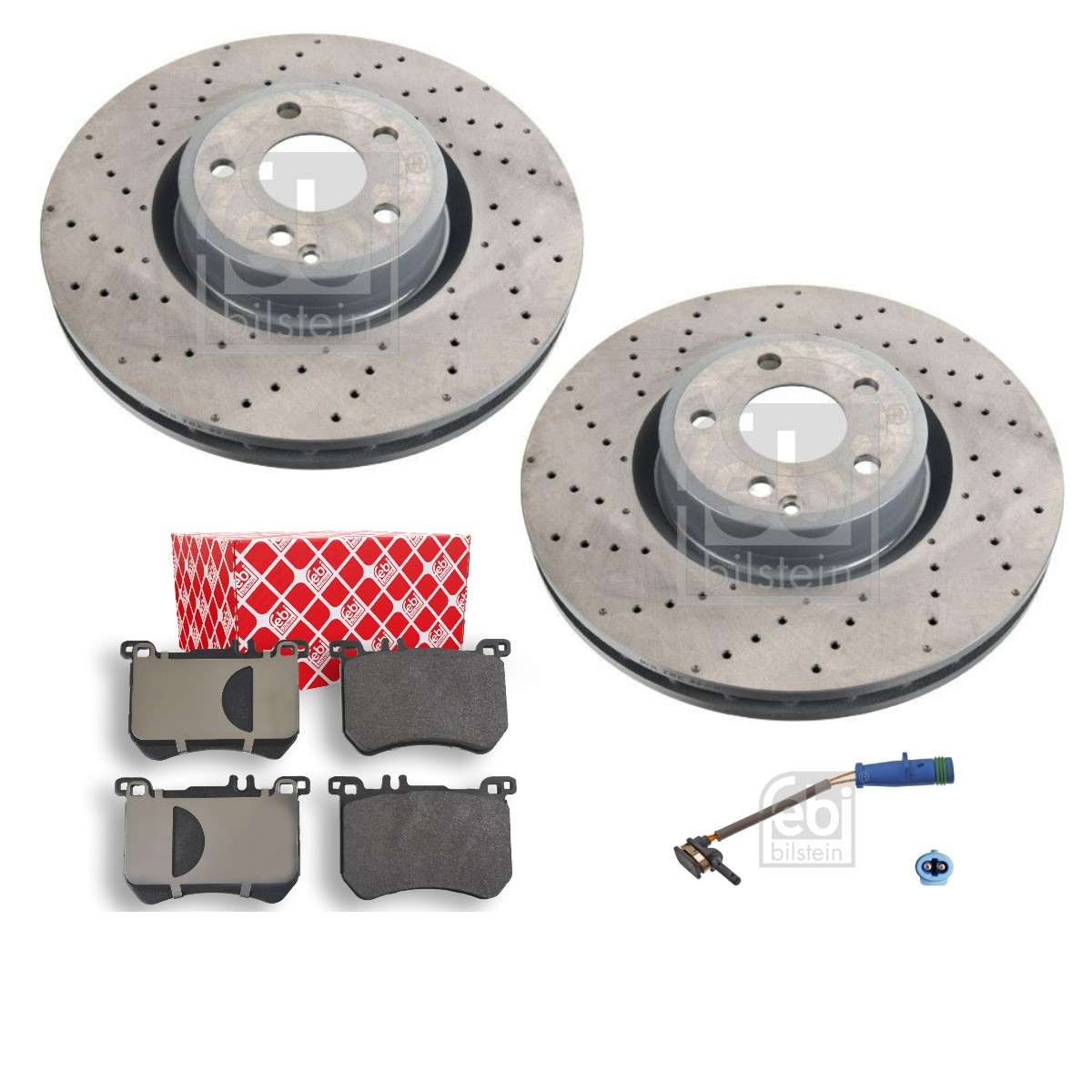 FEBI BILSTEIN FBL3405N0316: Set frana, frana disc punte fata, Axa fata stanga, Axa fata dreapta, Ř: 342mm, perforat/ventilat interior