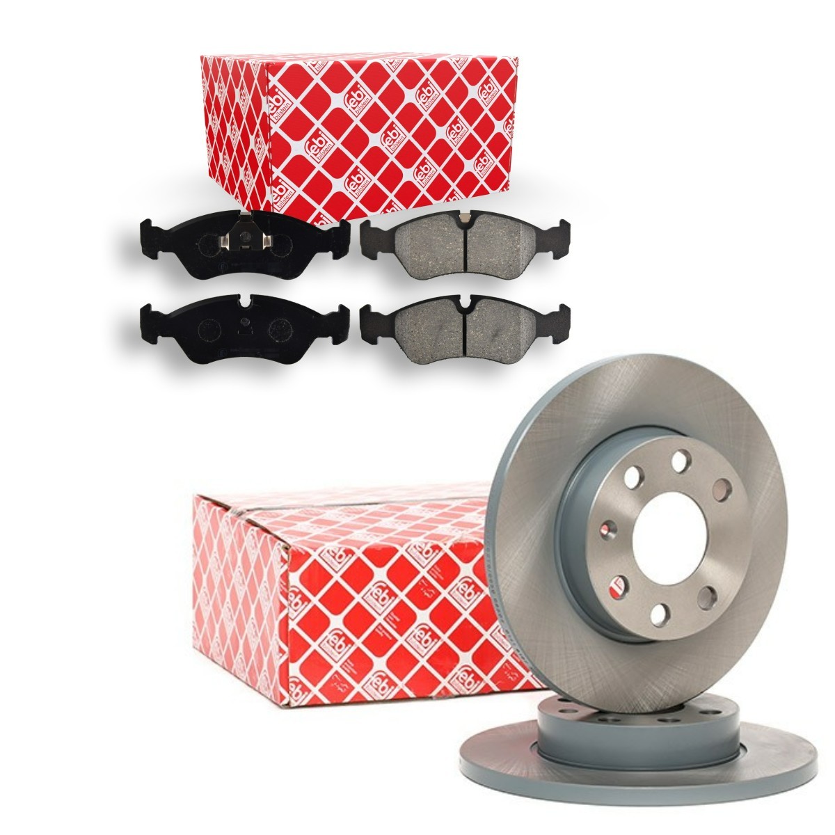 FEBI BILSTEIN FBL3405N0345: Pidurikomplekt, ketaspidur Esisild, Ø: 236mm, täis