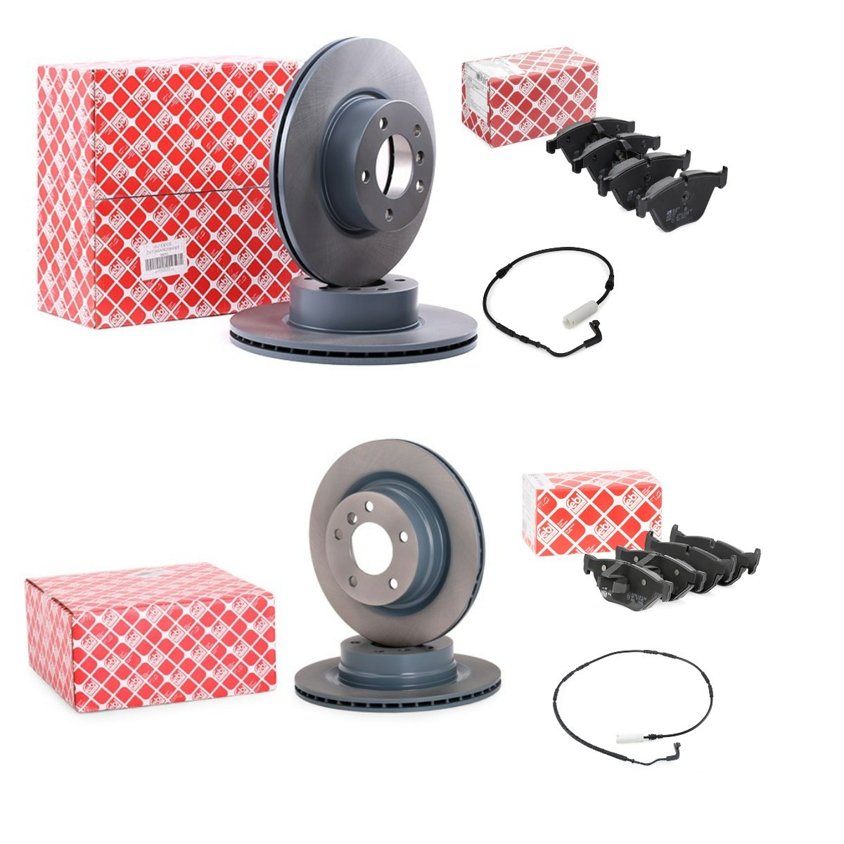 FEBI BILSTEIN FBL3405FR001: Pidurikomplekt, ketaspidur Esisild, Tagasild, Ø: 312, 300mm, sisemine õhutus