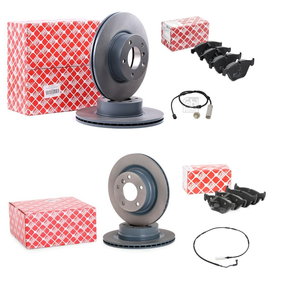 FEBI BILSTEIN FBL3405FR003: Pidurikomplekt, ketaspidur Esisild, Tagasild, Ø: 312, 300mm, sisemine õhutus