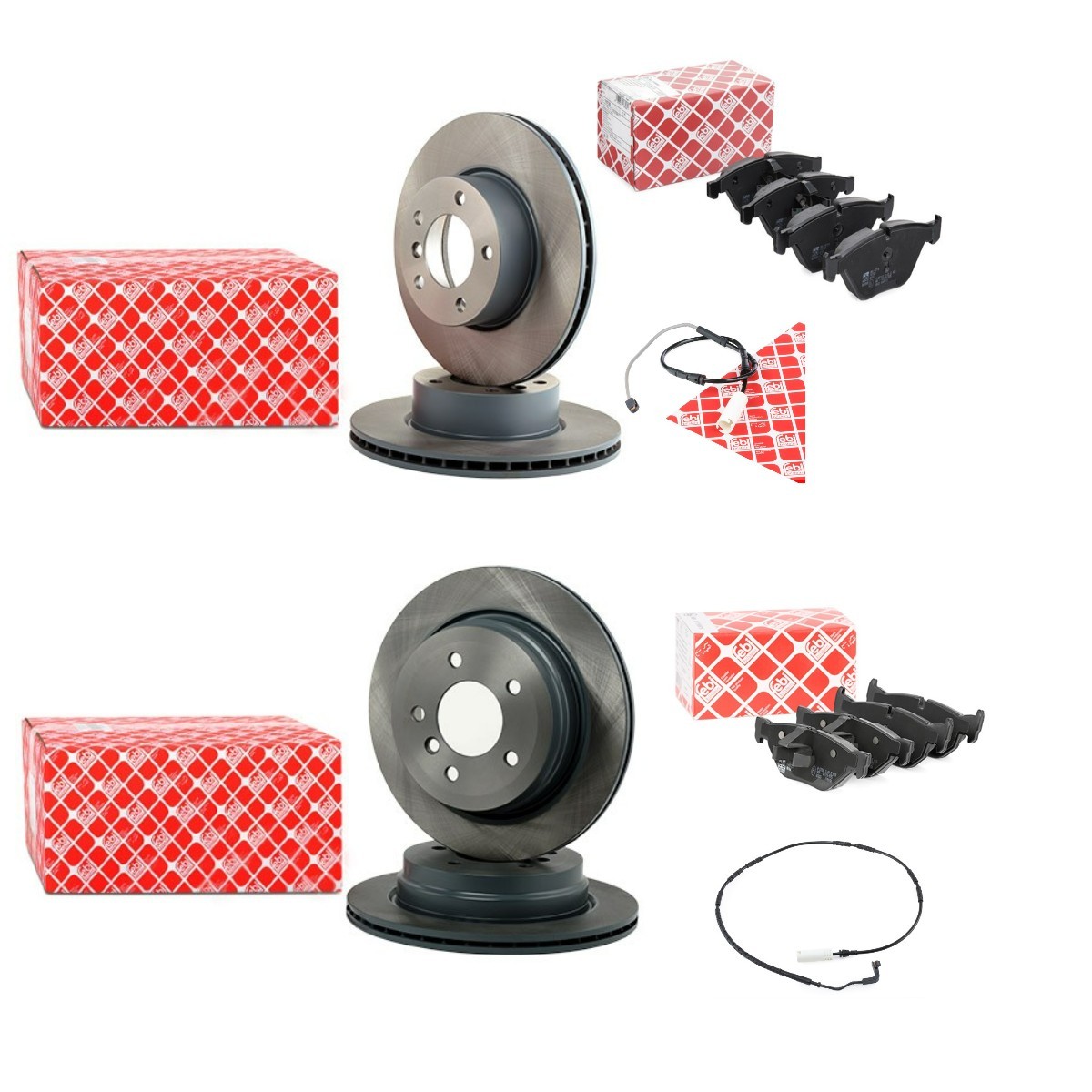 FEBI BILSTEIN FBL3405FR028: Pidurikomplekt, ketaspidur Esisild, Tagasild, Ø: 300mm, sisemine õhutus