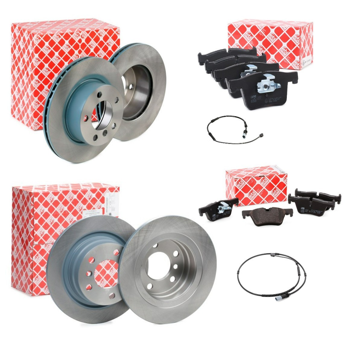 FEBI BILSTEIN FBL3405FR033: Pidurikomplekt, ketaspidur Esisild, esisild vasakul, paigaldatud ainult ühel pool, Tagasild, Ø: 284, 290mm, sisemine õhutus, täis