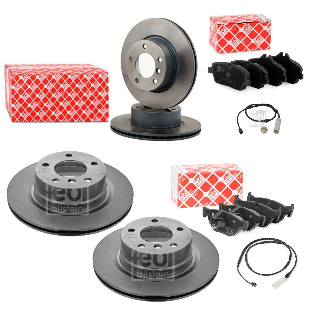 FEBI BILSTEIN FBL3405FR050: Pidurikomplekt, ketaspidur Esisild, Tagasild, Ø: 292, 300mm, sisemine õhutus