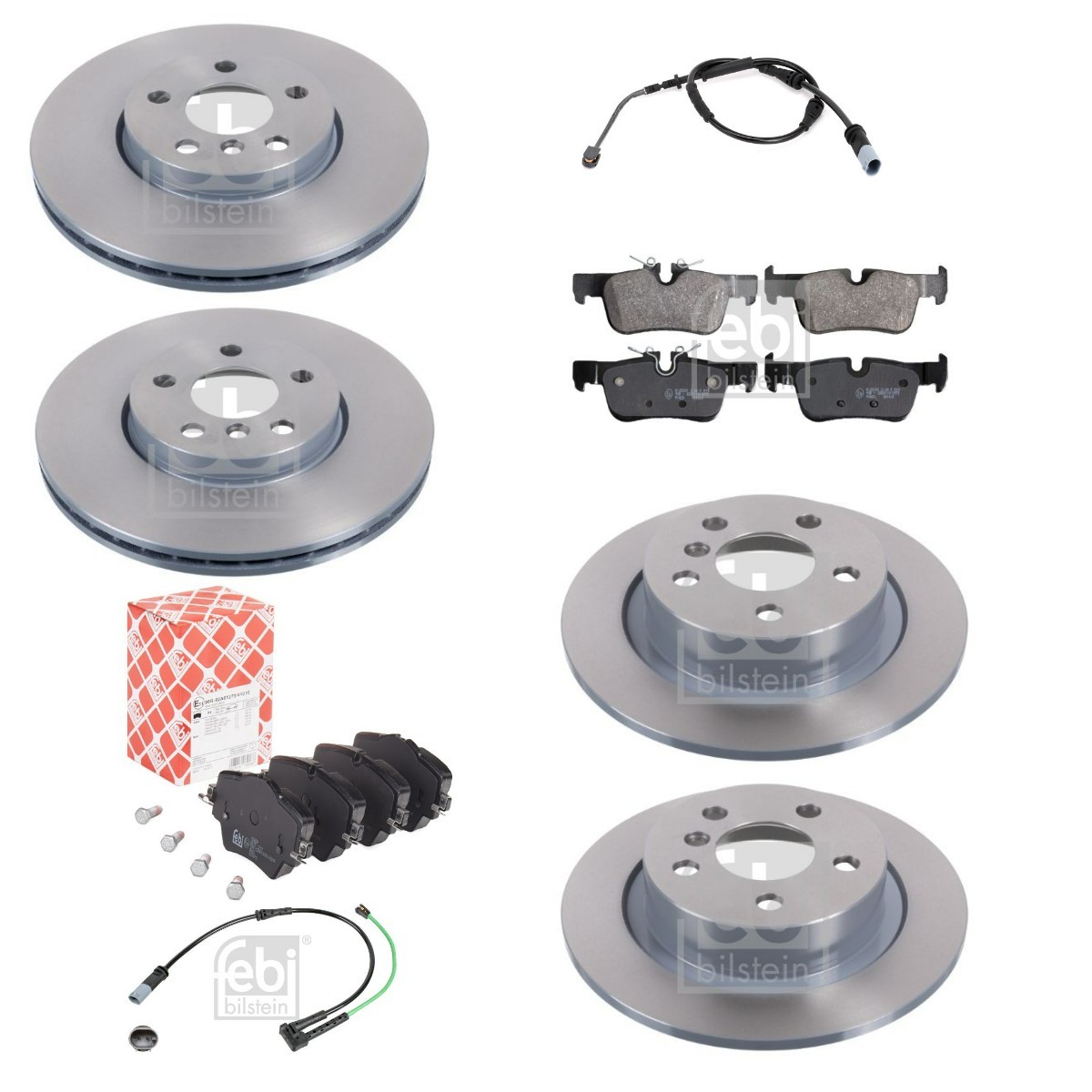 FEBI BILSTEIN FBL3405FR069: Pidurikomplekt, ketaspidur Esisild, esisild vasakul, esisild paremal, Tagasild, Tagasild vasakul, Tagasild paremal, Ø: 307, 280mm, sisemine õhutus, täis