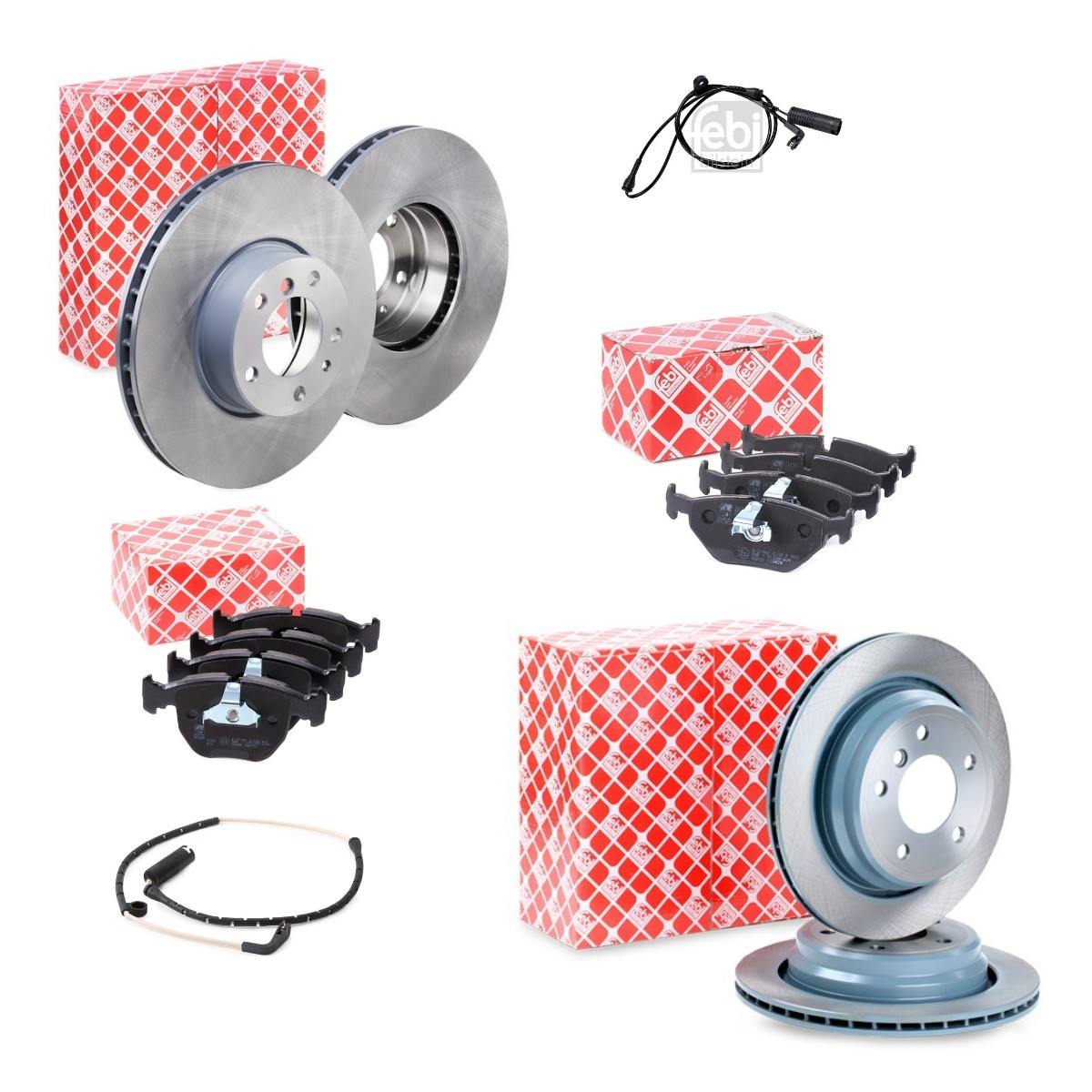FEBI BILSTEIN FBL3405FR078: Pidurikomplekt, ketaspidur Esisild, esisild vasakul, esisild paremal, Tagasild, Tagasild vasakul, Tagasild paremal, Ø: 324, 298mm, sisemine õhutus
