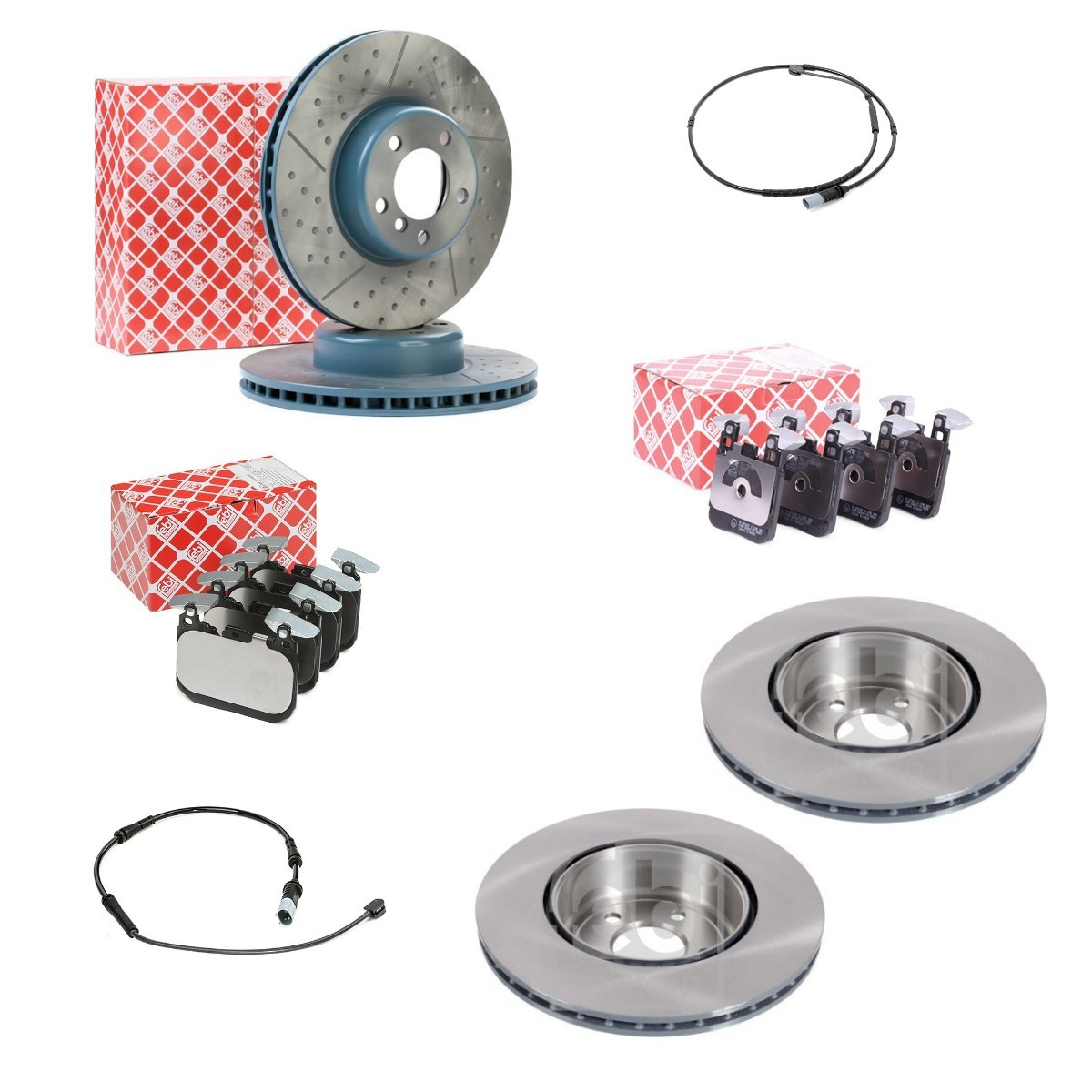 FEBI BILSTEIN FBL3405FR081: Pidurikomplekt, ketaspidur Esisild, esisild vasakul, paigaldatud ainult ühel pool, Tagasild, Ø: 340, 345mm, piludega/augustatud, sisemine õhutus