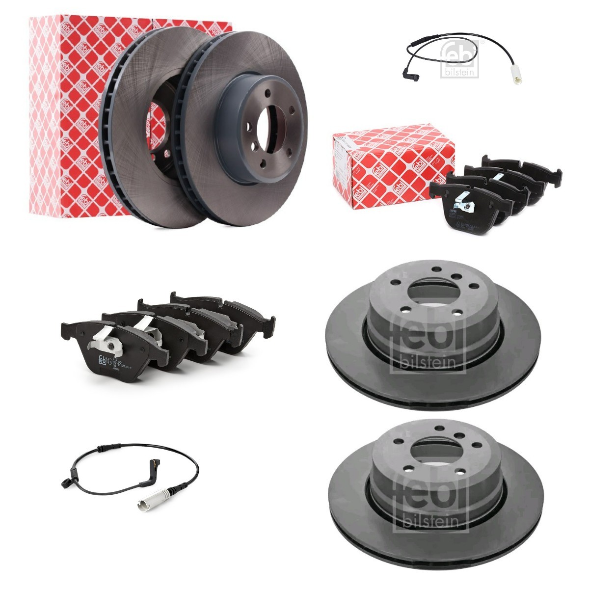 FEBI BILSTEIN FBL3405FR090: Pidurikomplekt, ketaspidur Esisild, esisild vasakul, Tagasild, Tagasild vasakul, Tagasild paremal, Ø: 324, 320mm, sisemine õhutus