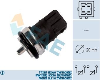 FAE 33810: Sensore, Temperatura refrigerante