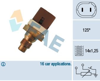 FAE 34070: Andur, Jahutusvedeliku temp. 125°C