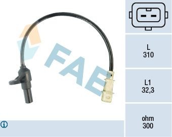 FAE 79084: Senzor impulsuri, arbore cotit