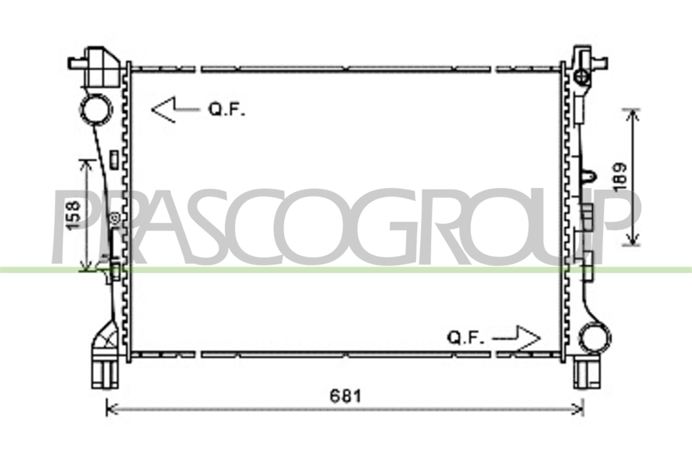 PRASCO FD432C001: Condensator, climatizare AQ