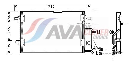 AVA COOLING SYSTEMS AI2028: Radiator, racire motor