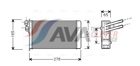 AVA COOLING SYSTEMS AI2084: Radiatore motore