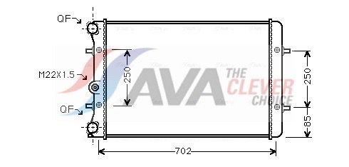 AVA COOLING SYSTEMS AI2088: Radiatorius, variklio aušinimas