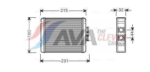 AVA COOLING SYSTEMS AI2089: Radiatore motore