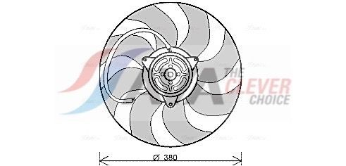 AVA COOLING SYSTEMS AI2105: Radiatore motore con giunti rapidi