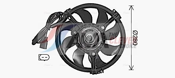 AVA COOLING SYSTEMS AI2123: Radiatore motore con giunti rapidi