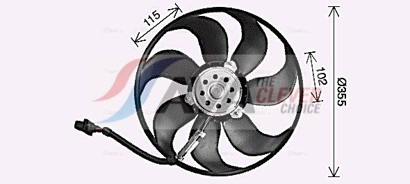 AVA COOLING SYSTEMS AI2125: Chladič, chlazení motoru s rychlospojkami