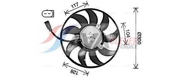 AVA COOLING SYSTEMS AI2158: Radiatore motore con giunti rapidi