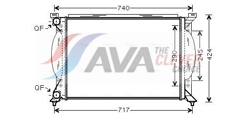AVA COOLING SYSTEMS AI2195: Radiatorius, variklio aušinimas