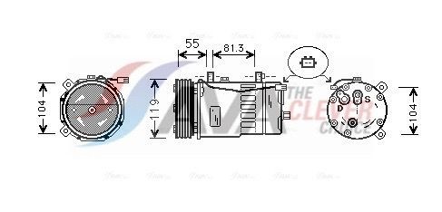 AVA COOLING SYSTEMS AIK001: Kliimakompressor