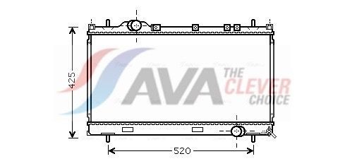 AVA COOLING SYSTEMS BW2263: Radiator, racire motor cu cuplaje rapide