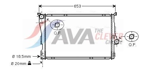 AVA COOLING SYSTEMS BWA2205: Radiator, racire motor