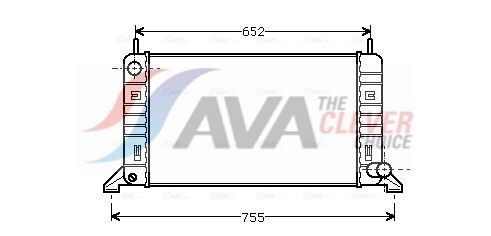 AVA COOLING SYSTEMS CN2078: Radiator, racire motor cu cuplaje rapide