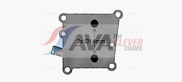 AVA COOLING SYSTEMS CN2208: Radiator, racire motor cu cuplaje rapide
