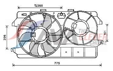 AVA COOLING SYSTEMS CN7509: El-motor, kabineblæser