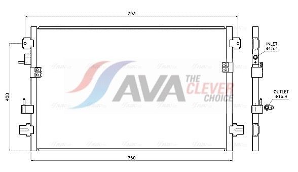 AVA COOLING SYSTEMS CNK251: Compressore aria condizionata