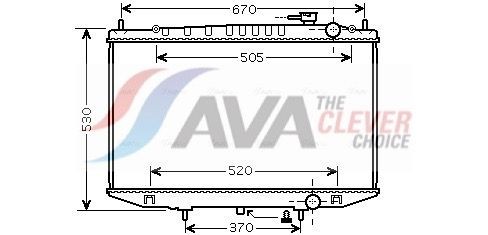 AVA COOLING SYSTEMS DF2029: Radiator, racire motor