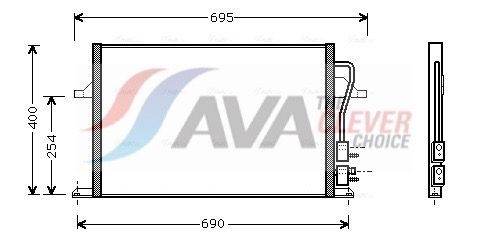 AVA COOLING SYSTEMS FD5259: Kondensor, klimatanläggning utan avfuktare