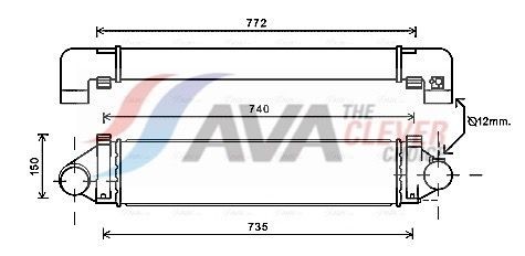AVA COOLING SYSTEMS FD6000: Scambiatore calore per riscaldamento abitacolo
