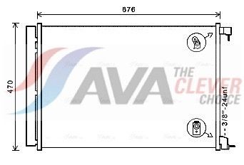 AVA COOLING SYSTEMS FD6215: Schimbator caldura, incalzire habitaclu