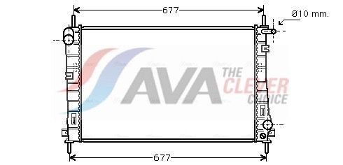 AVA COOLING SYSTEMS FDA2336: Kylare utan expansionsbehållare