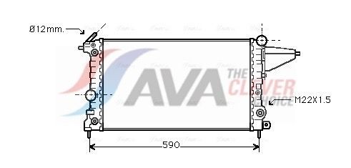 AVA COOLING SYSTEMS FT3037: Radiator ulei, ulei motor