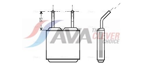 AVA COOLING SYSTEMS FT6150: Schimbator caldura, incalzire habitaclu