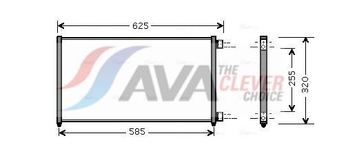AVA COOLING SYSTEMS FTA5256: Condensator, climatizare fara uscator