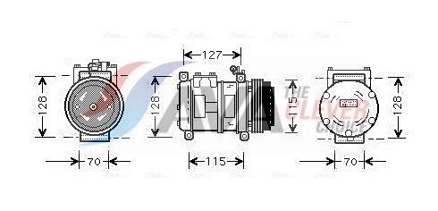 AVA COOLING SYSTEMS JRK031: Compresor AC