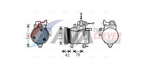 AVA COOLING SYSTEMS KAK121: Kliimakompressor