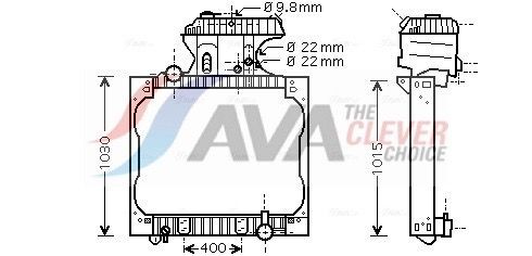 AVA COOLING SYSTEMS MN2051: Radiator, racire motor