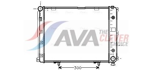 AVA COOLING SYSTEMS MS2068: Radiaator, mootorijahutus ** CLEVER FIT ** õlijahutiga, ilma võrdsustusanumata