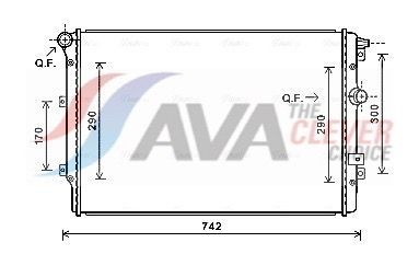 AVA COOLING SYSTEMS MS2234: Radiator, racire motor
