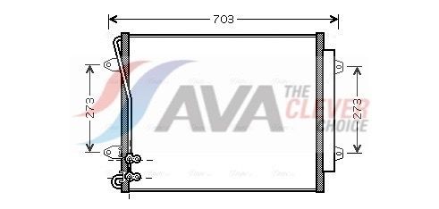 AVA COOLING SYSTEMS MS2309: Radiator, racire motor cu cuplaje rapide