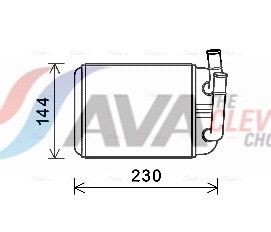 AVA COOLING SYSTEMS MS2341: Radiatorius, variklio aušinimas su greita jungtimi